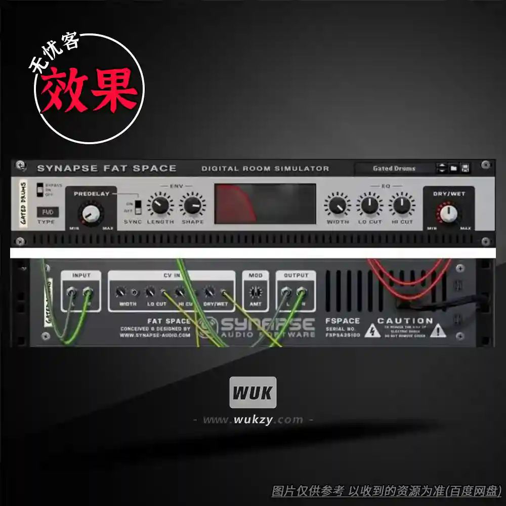 效果	Synapse Audio Fat Space v1.0.0（混响插件）（W）