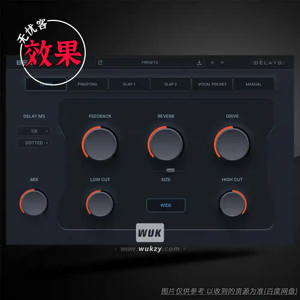 效果	Black Salt Audio BSA Delays（多模式延迟效果）（W）