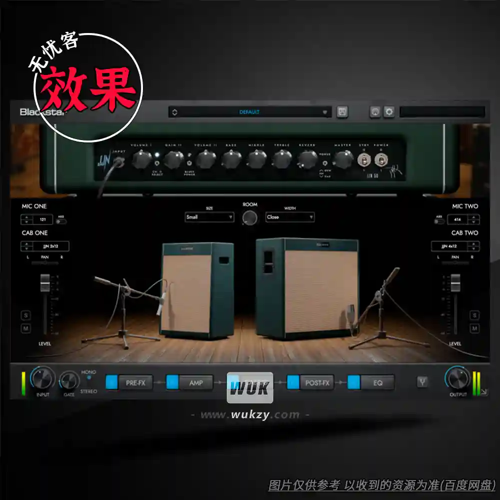 效果	Blackstar Plugins JJN 50（签名款吉他放大器）（W）