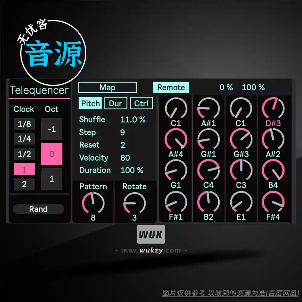 M4L	Akihiko Matsumoto Telequencer（M4L音序工具）