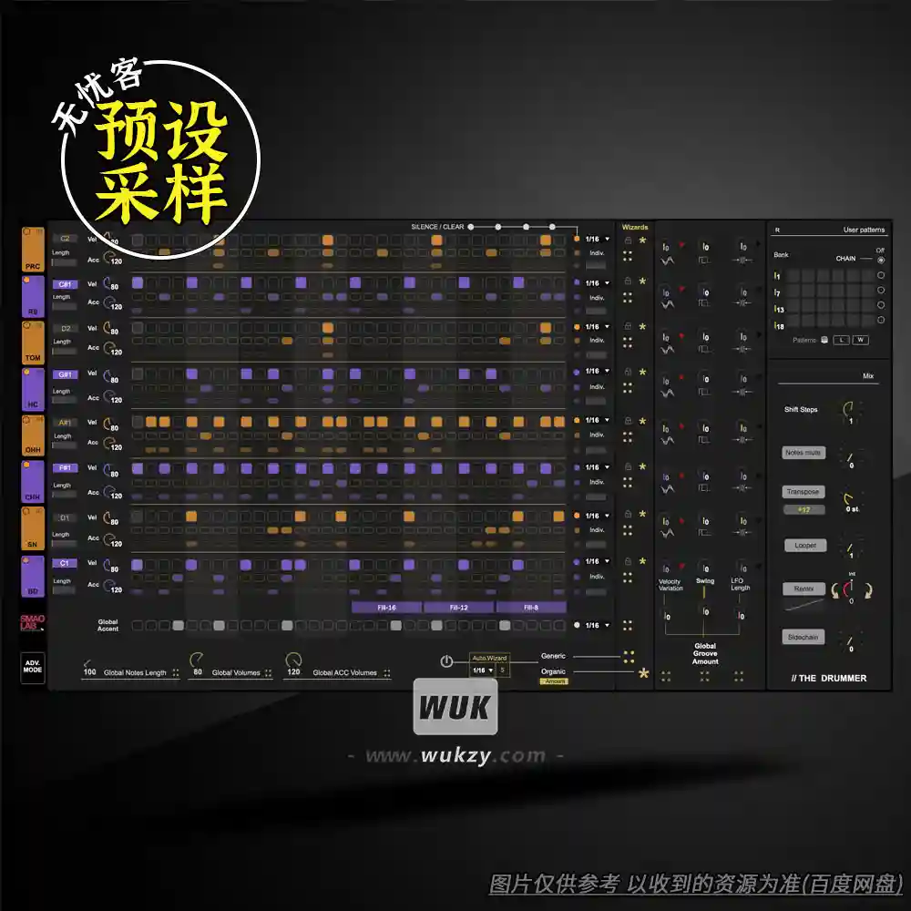 AMXD	SMAO#LAB M4L HipHop Drummer（嘻哈鼓组M4L）