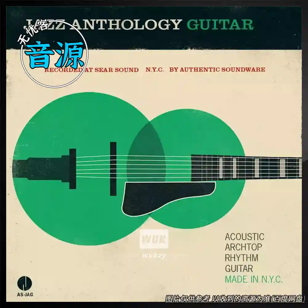 KTK	Authentic Soundware Jazz Anthology Guitar（爵士吉他采样音色库）