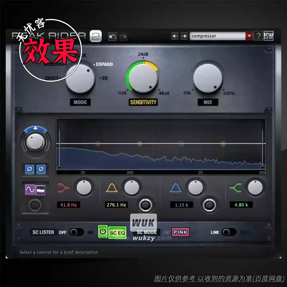 效果	Impact Soundworks Peak Rider（边链动态处理器）（W+M）