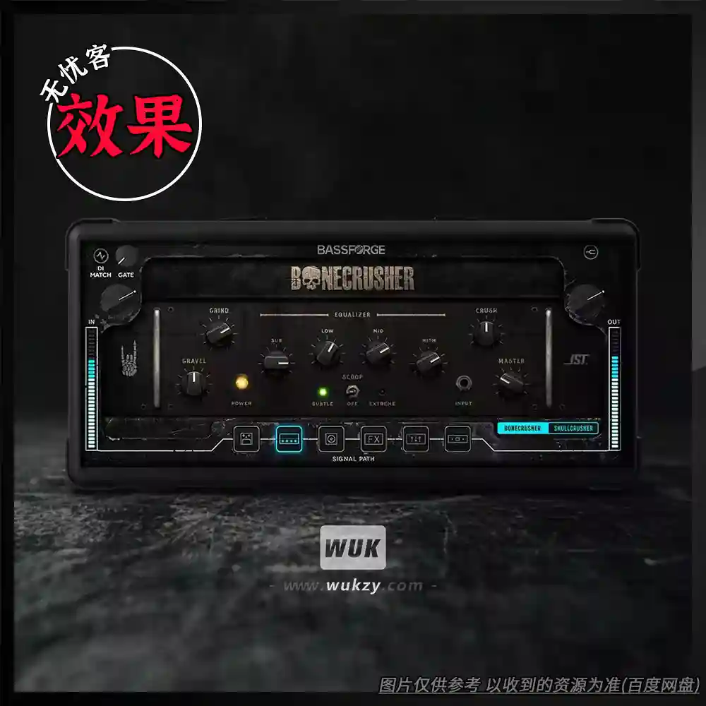 效果	Joey Sturgis Tones Bassforge Bonecrusher（贝斯失真效果器）（W）