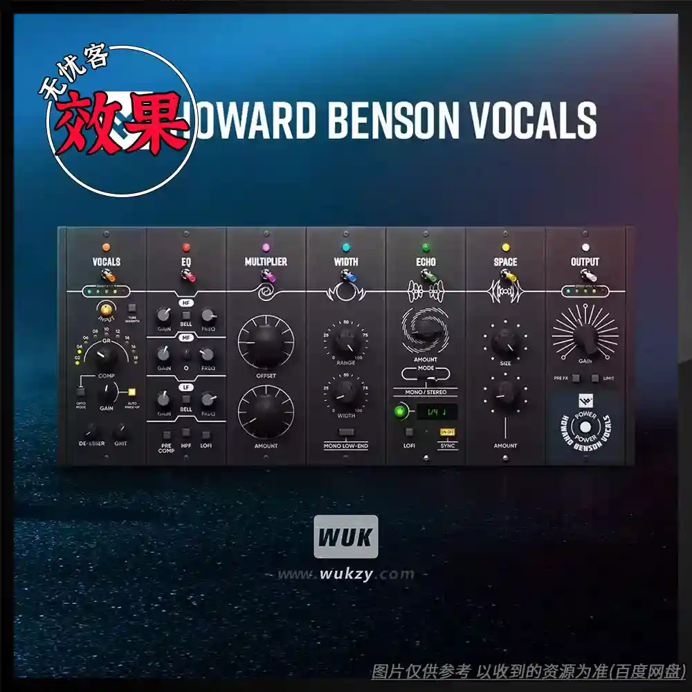 效果	Joey Sturgis Tones Howard Benson Vocals（人声处理效果器）（W）