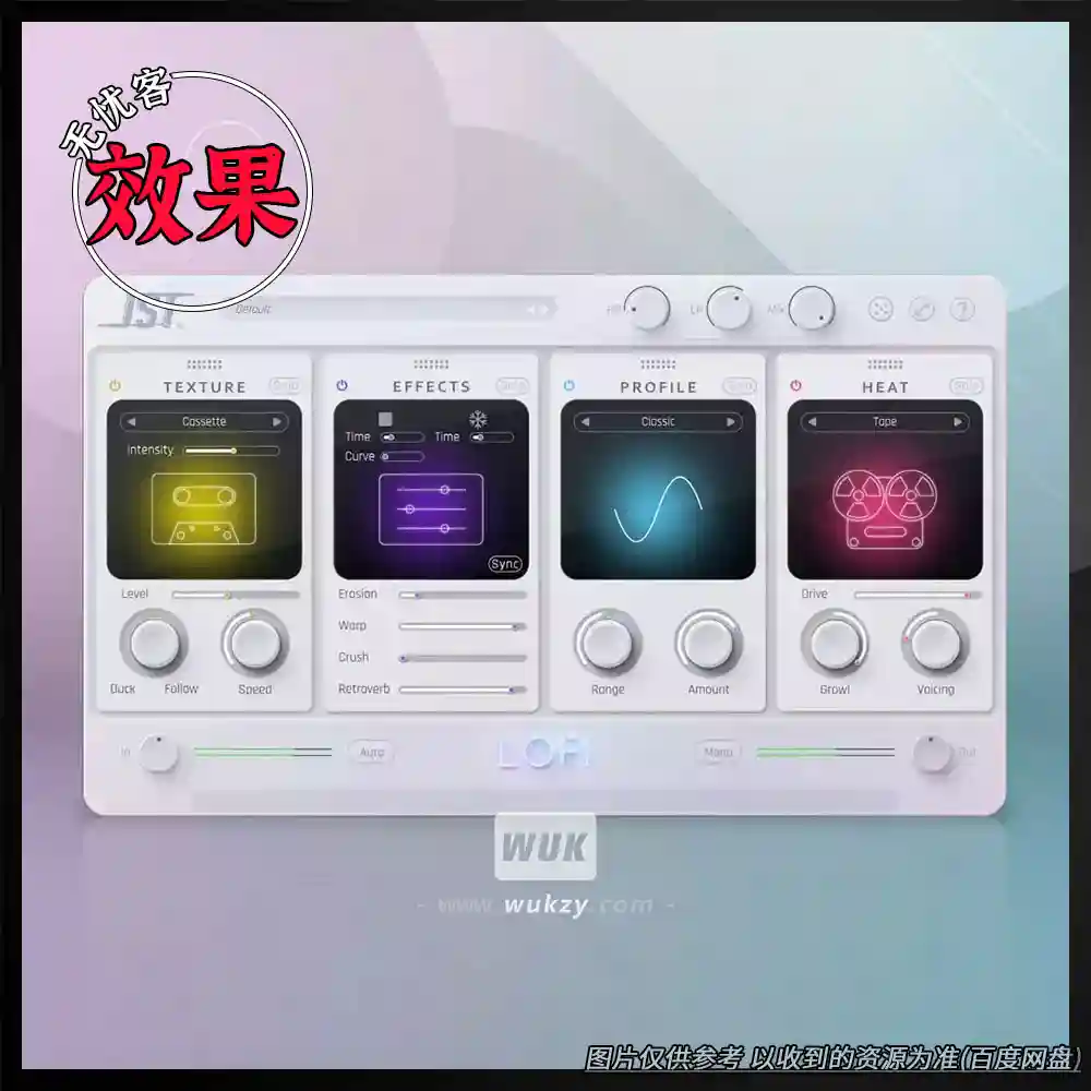 效果	Joey Sturgis Tones JST LOFI（低保真效果器）（W）