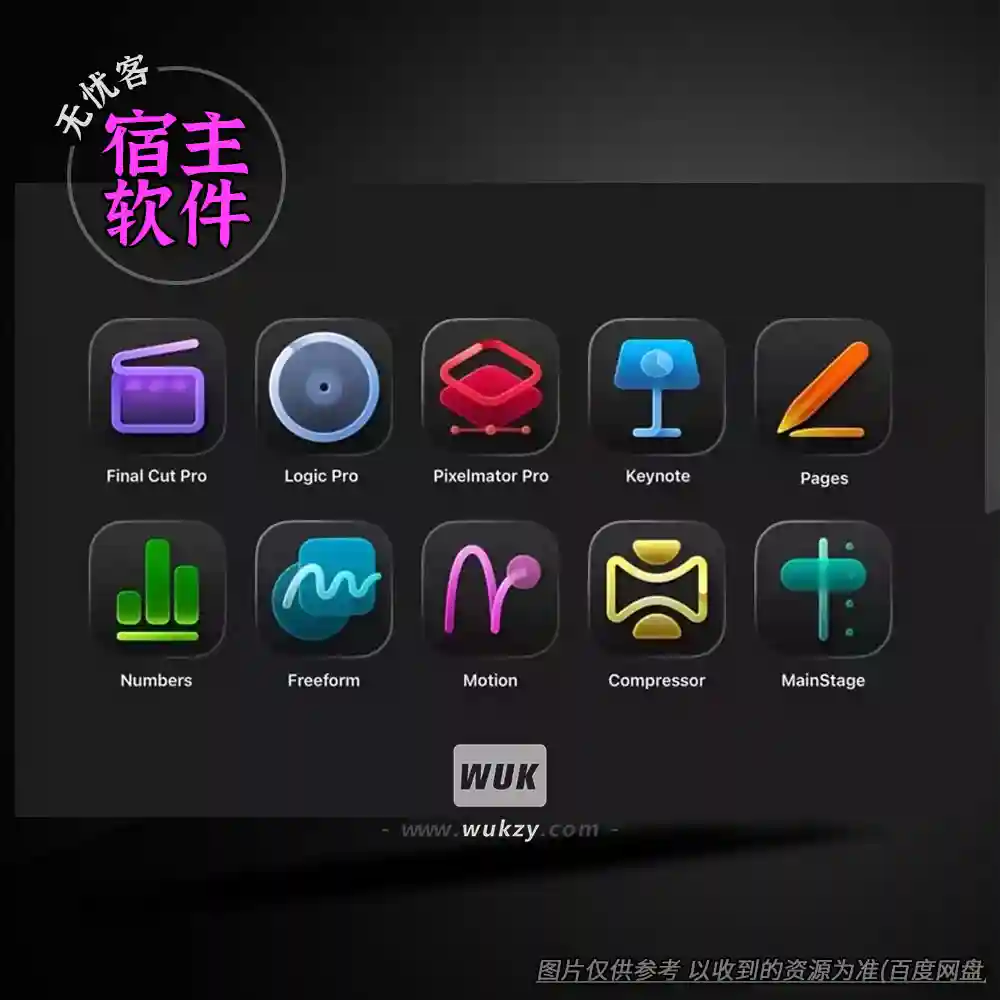 工具	Apple Creator Studio（创作者影视频工具合集）（M）