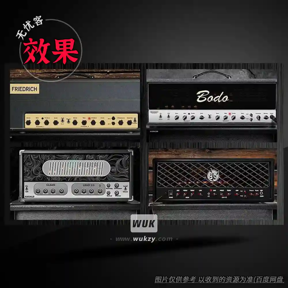 效果	Gain Stage Virtual Amps Bundle（吉他贝斯效果器套装）（W）