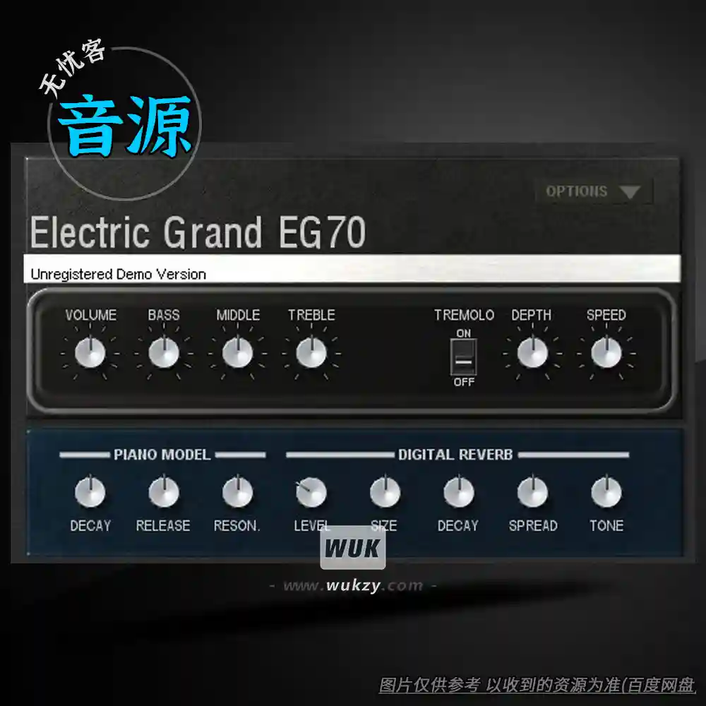 音源	Genuine Soundware Electric Grand EG70（电钢琴音源）（W）