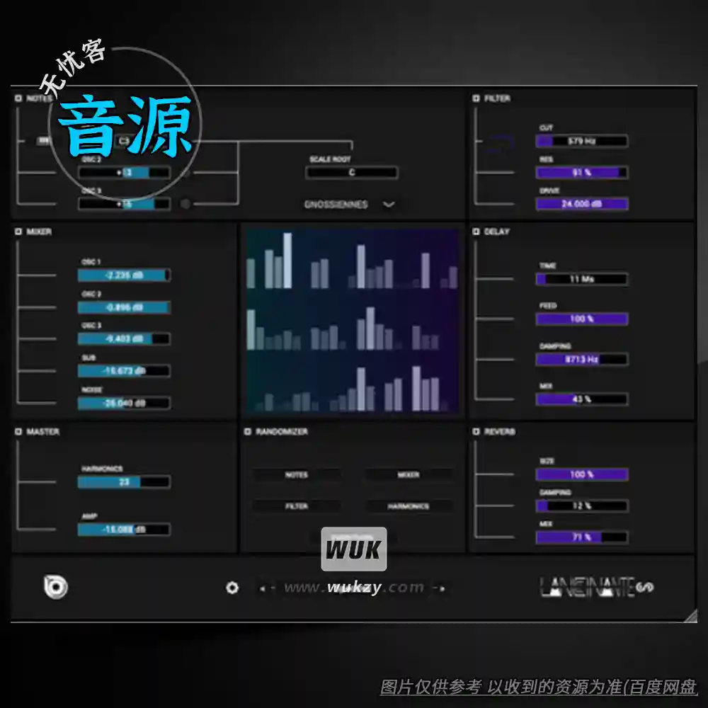 音源	Inear Display Lancinantes（无人机合成器）（W+M）