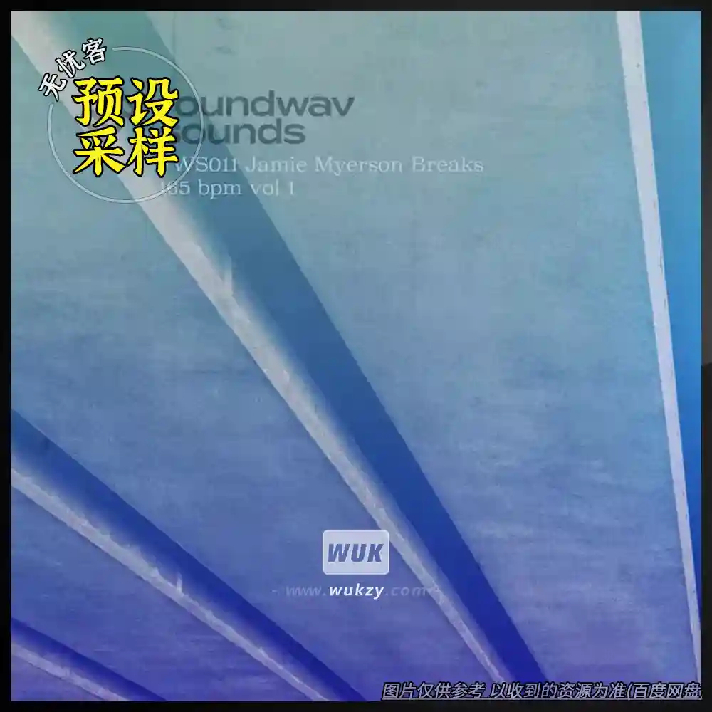 采样	foundwav sounds FWS011 Jamie Myerson Breaks 165 Bpm V1（165BPM碎拍采样）