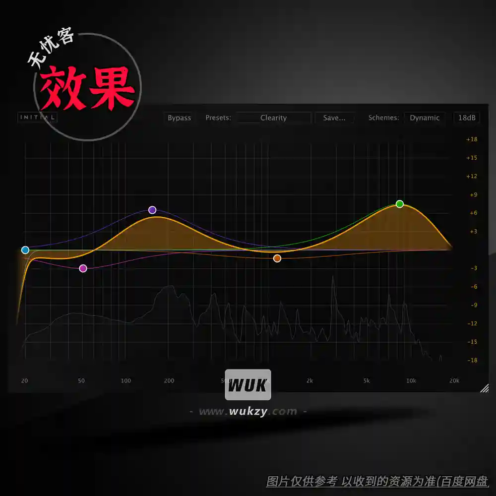 效果	Initial Audio Dynamic EQ（动态均衡效果器）（W+M）