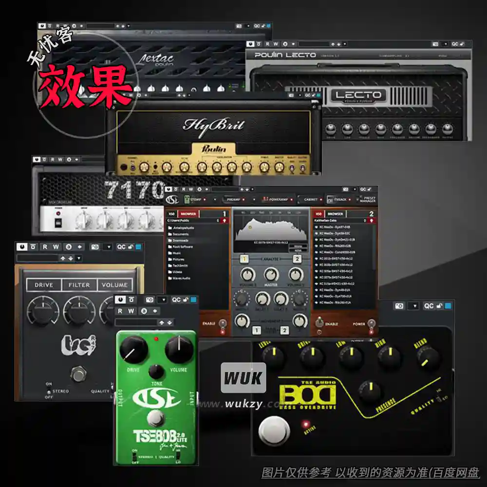 效果	TSE Audio All Plugins Bundle（吉他效果器合集）（W）