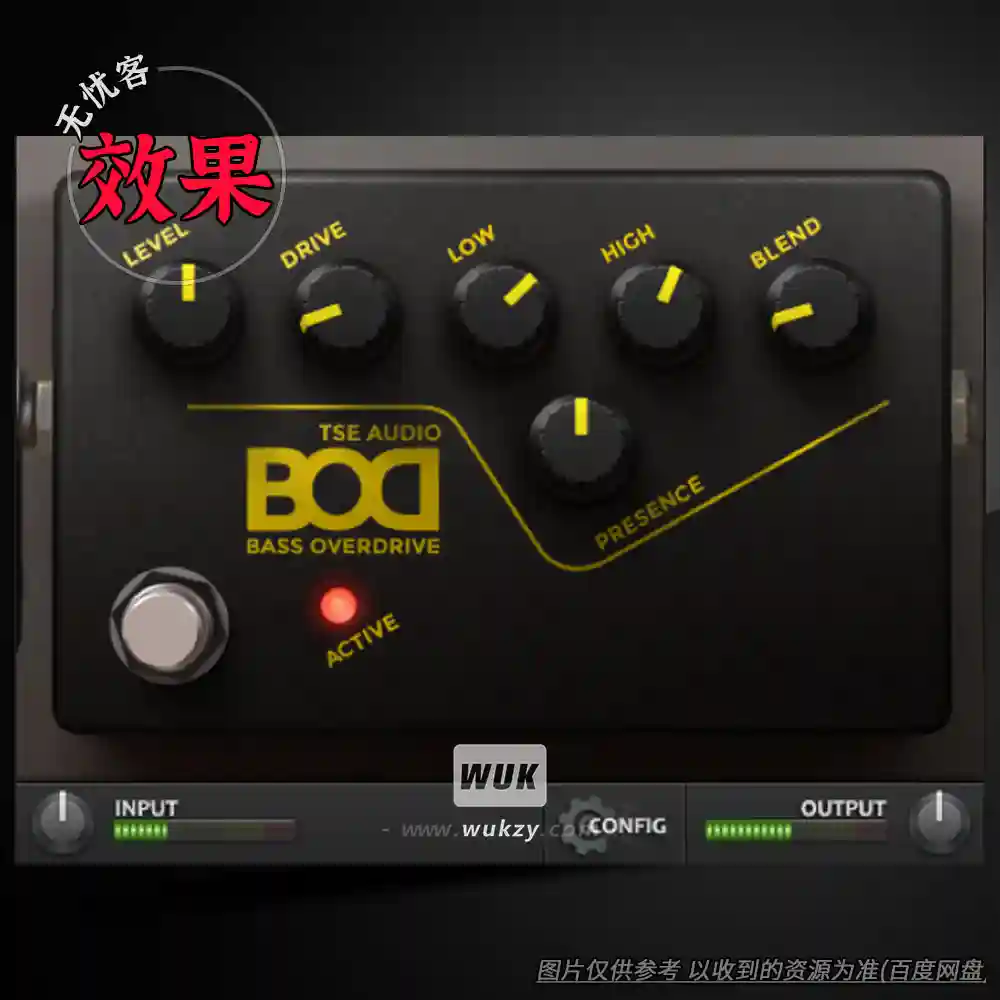 效果	TSE Audio BOD（贝斯处理单元）（扩展）