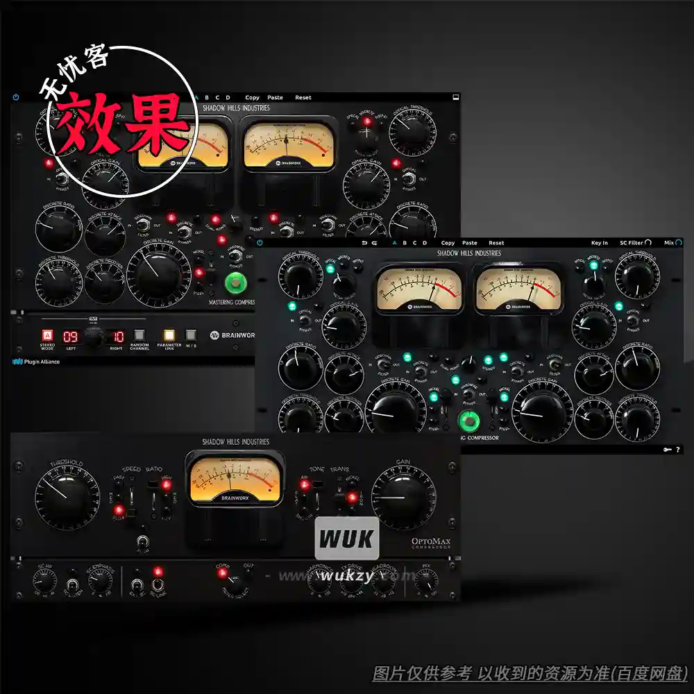 效果	PA Shadow Hills Mastering Compressor Bundle（黑山套装）（W）