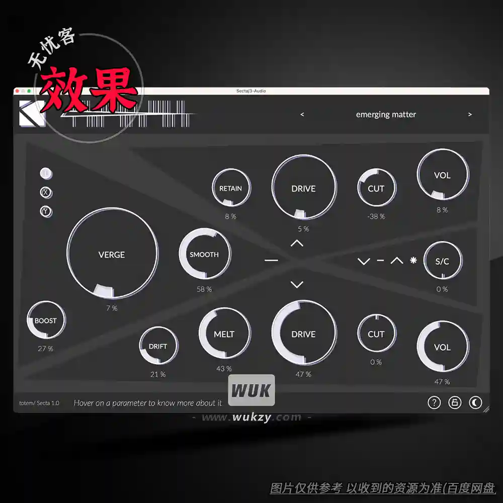 效果	K-Devices Secta（多段失真效果器）（W+M）