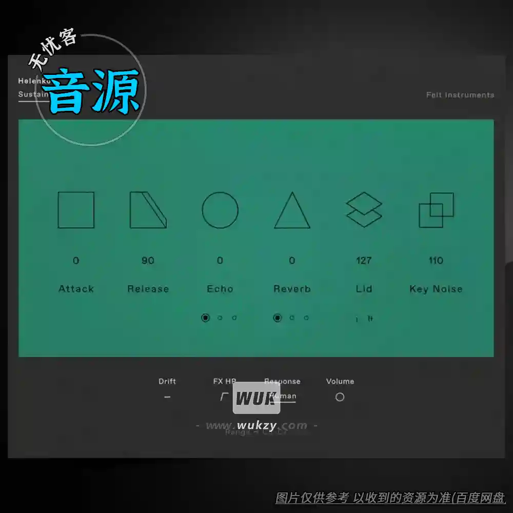 音源	Felt Instruments Helenko（钢琴音源）（W+M）