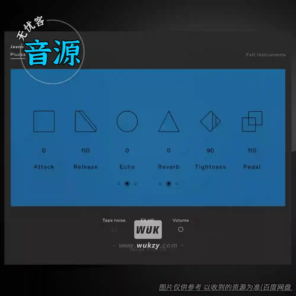 音源	Felt Instruments Jasno（电影质感氛围明亮音源）（W+M）