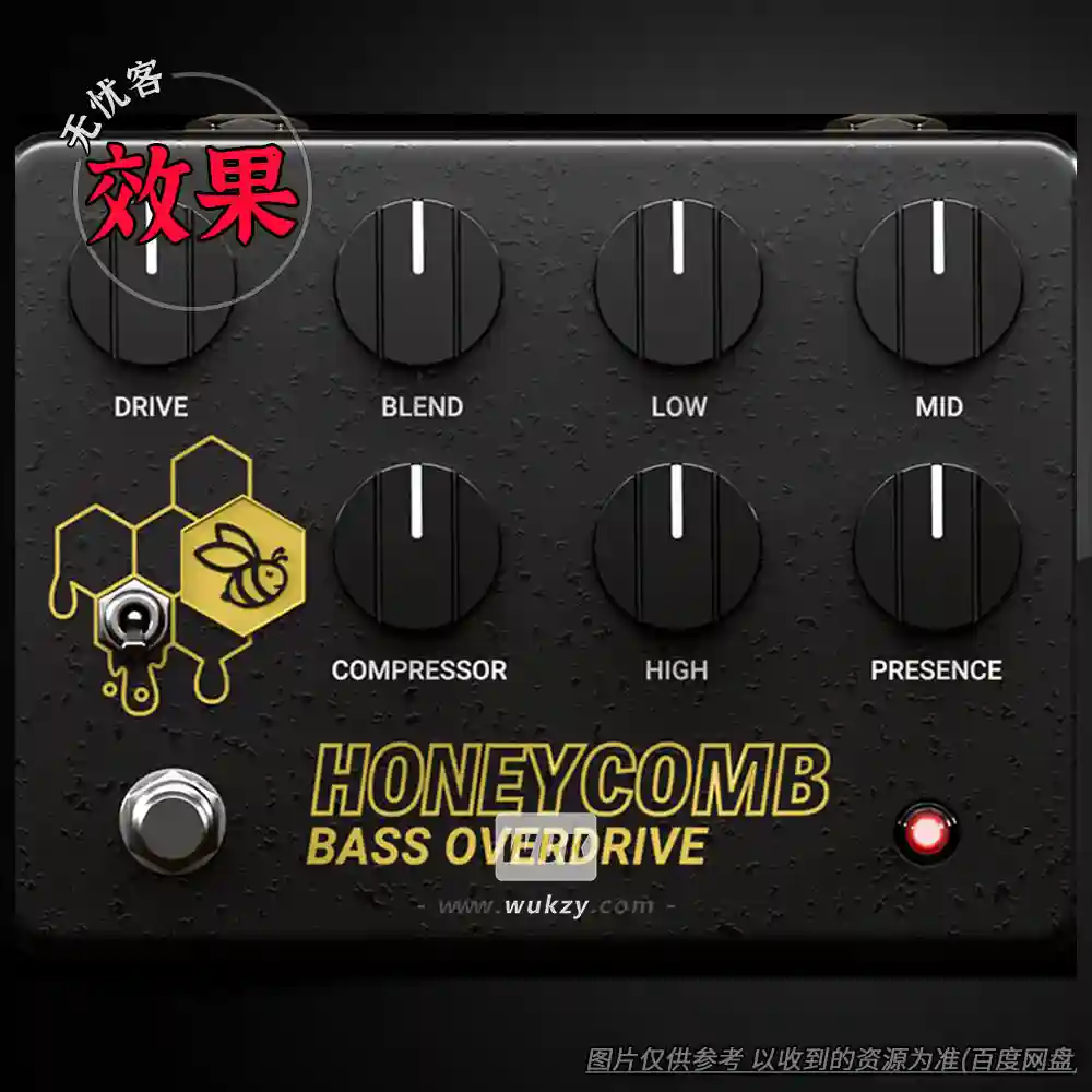 效果	Canvas Audio Honeycomb Bass OD@贝斯过载（W）