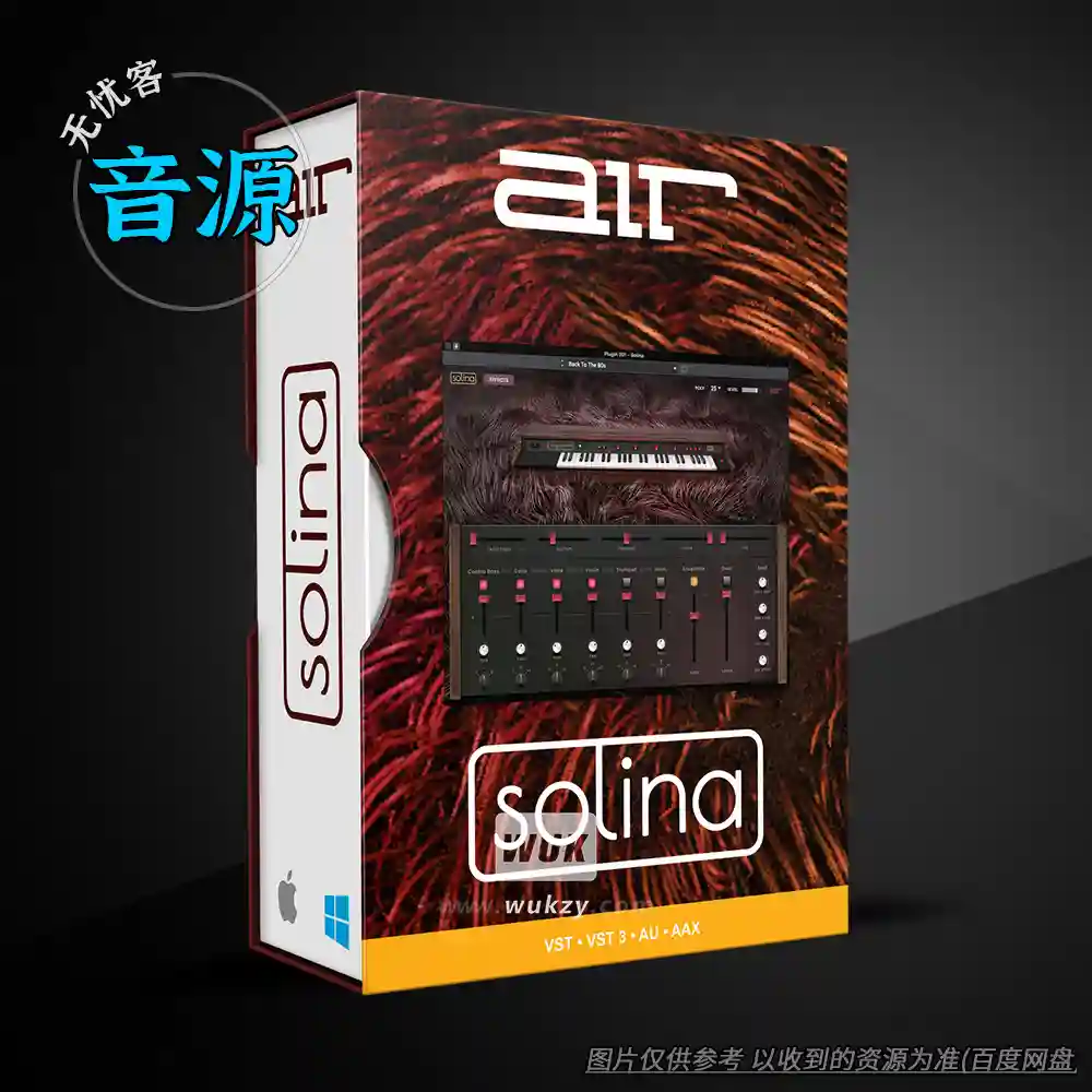 音源	AIR Music Technology Solina v1.2.1.14（弦乐合成音源）（W+M）