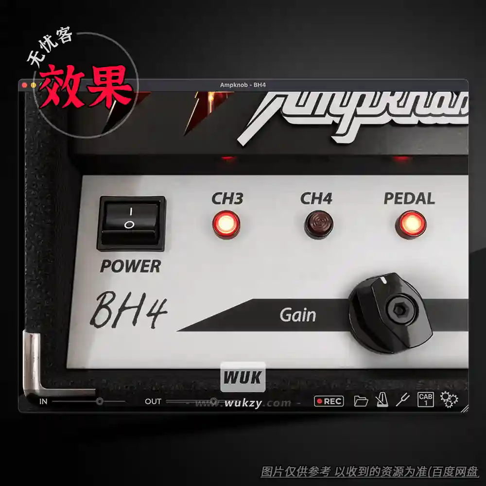 效果	Bogren Digital Ampknob BH4（吉他音箱模拟）（M）