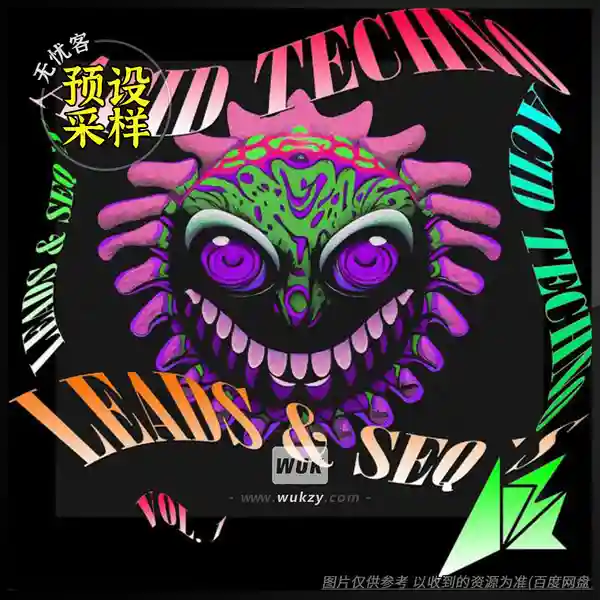采样	Azthor Samples Acid Techno Leads and Seqs Sample Pack Vol.1（酸性旋律采样）
