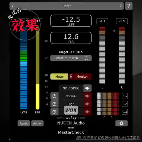 工具	NUGEN Audio MasterCheck 2（母带交付优化工具）（W+M）