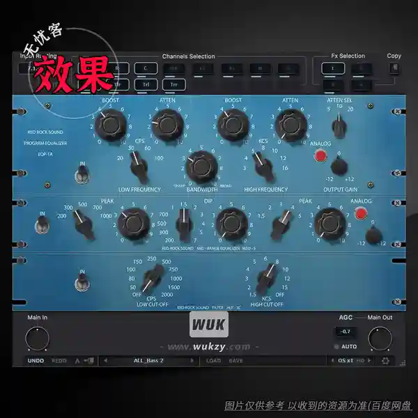 效果	Red Rock Passive EQ Collection（无源EQ合集）（W）