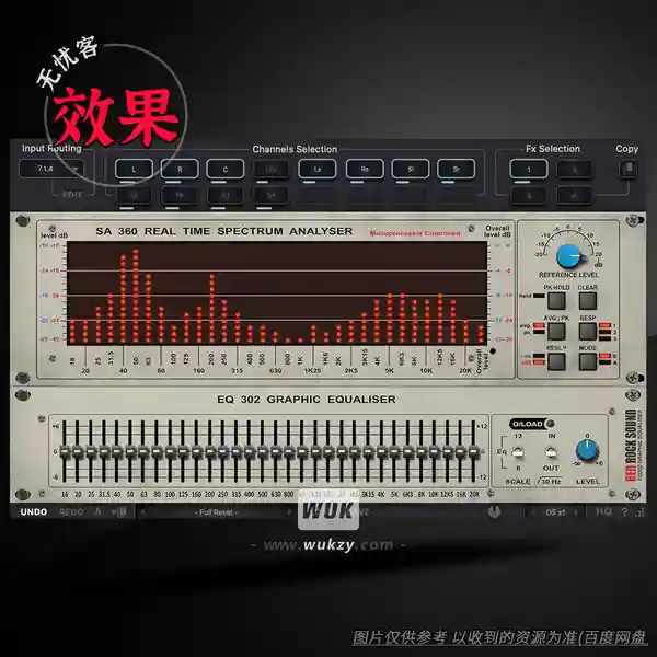 效果	Red Rock SA360（环绕声处理）（W）