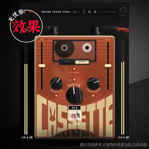 效果	Safari Pedals Cassette Bunny（复古磁带插件）（W）