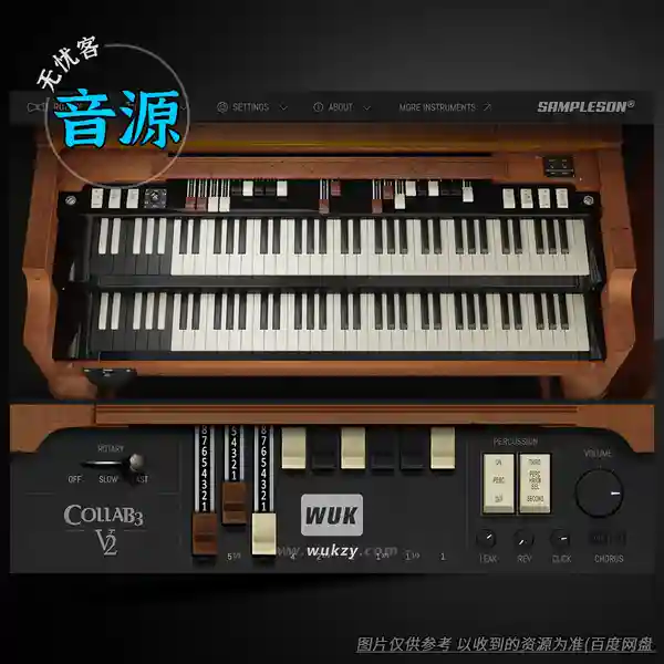 音源	Sampleson CollaB3（老式风琴模拟）（W+M）