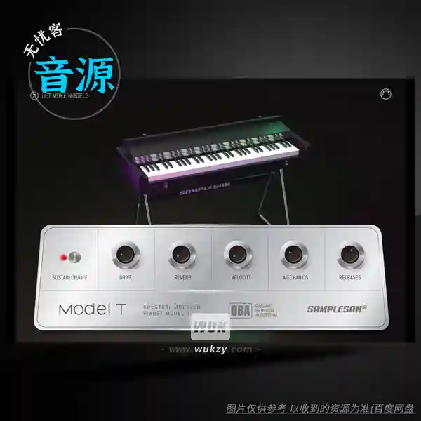 音源	Sampleson Model T（光谱建模经典电钢）（W）