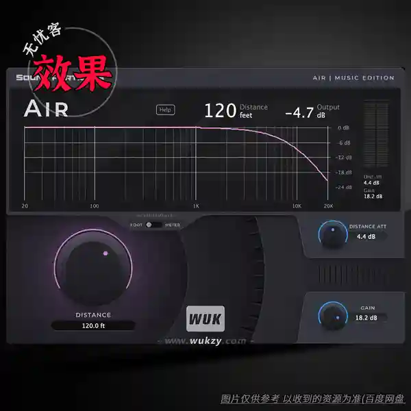 效果	Sound Particles Air Music Edition Plugin（空间距离调节）（W+M）