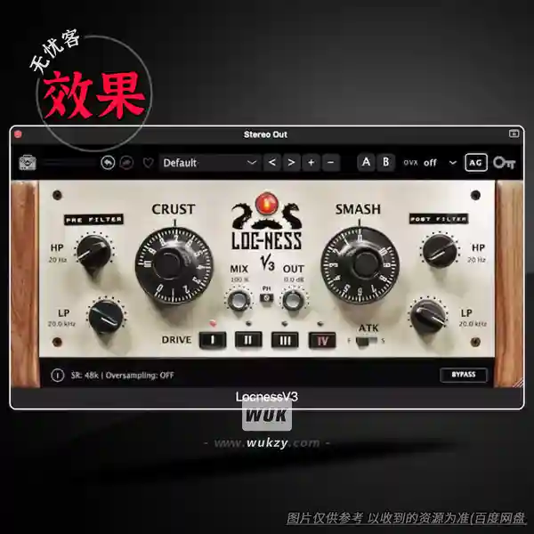 效果	Tone Empire Loc-Ness V3（集饱和-压缩-滤波）