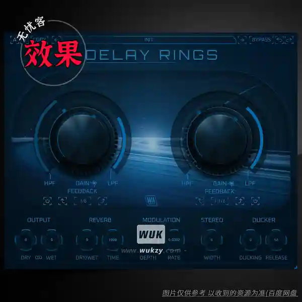 效果	W.A. Production Delay Rings（循环延迟效果器）（M）
