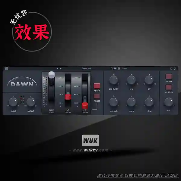 效果	Wave Alchemy Dawn v1.0.1（EMT250混响模拟）（W+M）