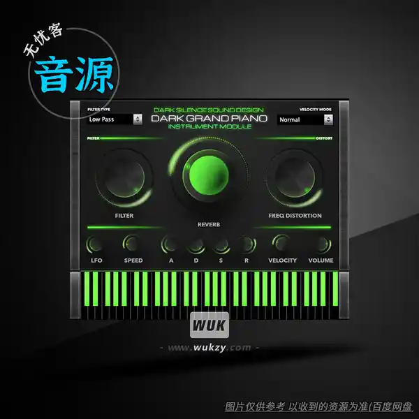 音源	ADSR Dark Silence Dark Grand Piano（暗黑大钢琴）（W+M）