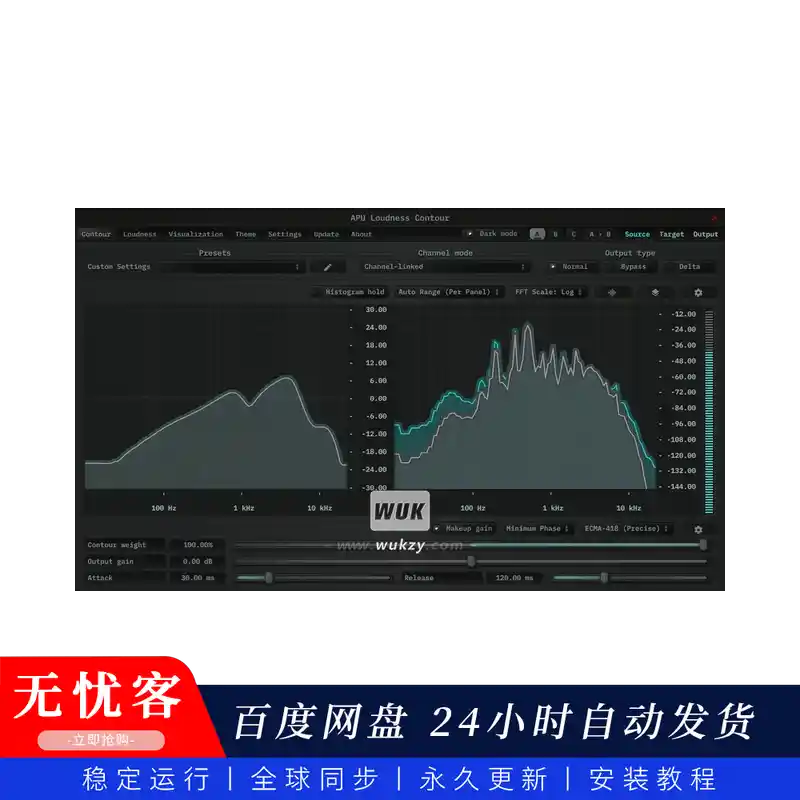 效果丨APU Software Loudness Contour（同步更新）（响度曲线塑形器）（W+M）