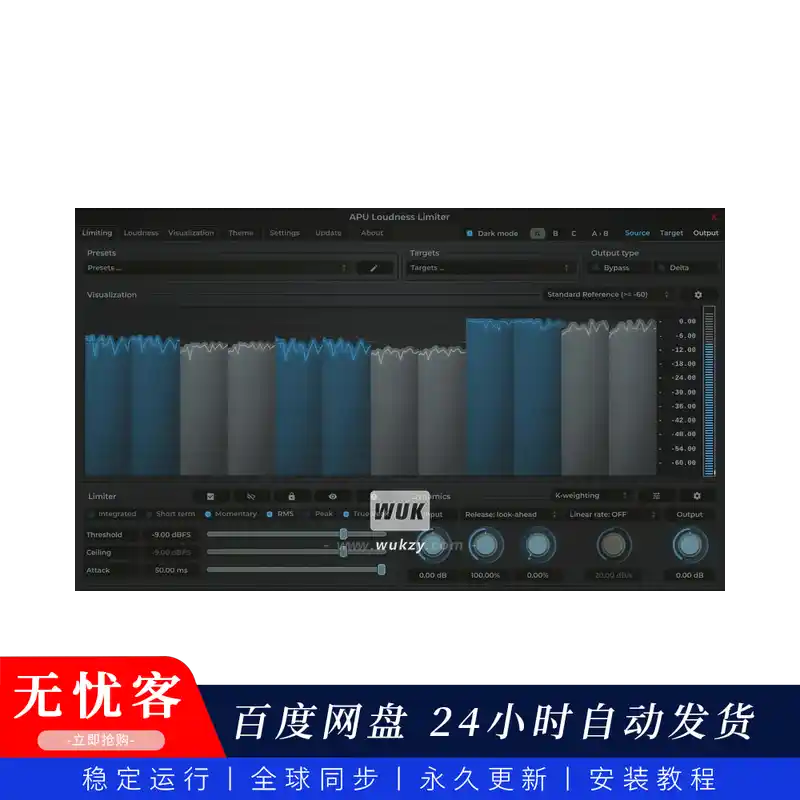 效果丨APU Software Loudness Limiter（同步更新）（真峰响度限制器）（W+M）