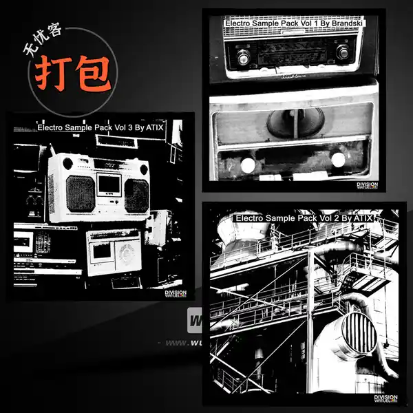 采样	Atix Electro Sample Pack Vol 1-3（电子采样素材）
