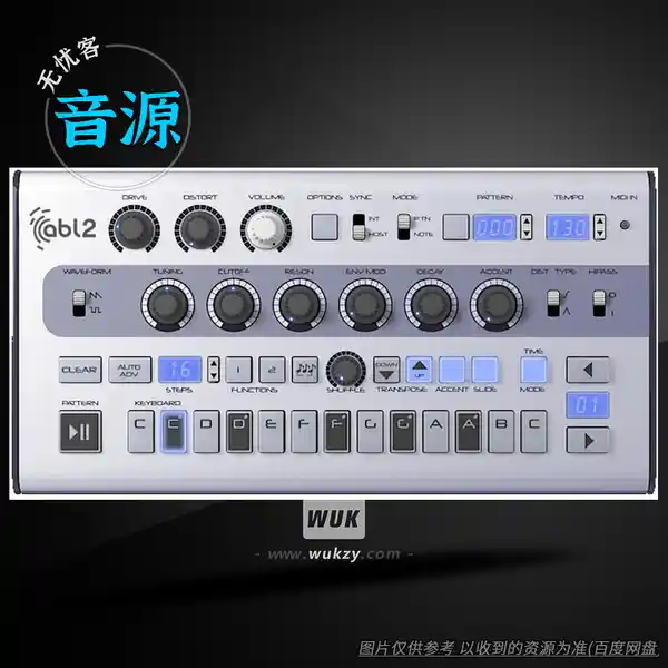 音源	AudioRealism ABL2（贝斯合成器）（W+M）