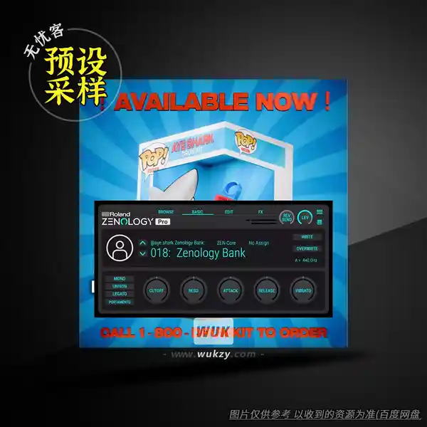 预设	AudioVault aye.shark Zenology Bank（Zenology预设库）