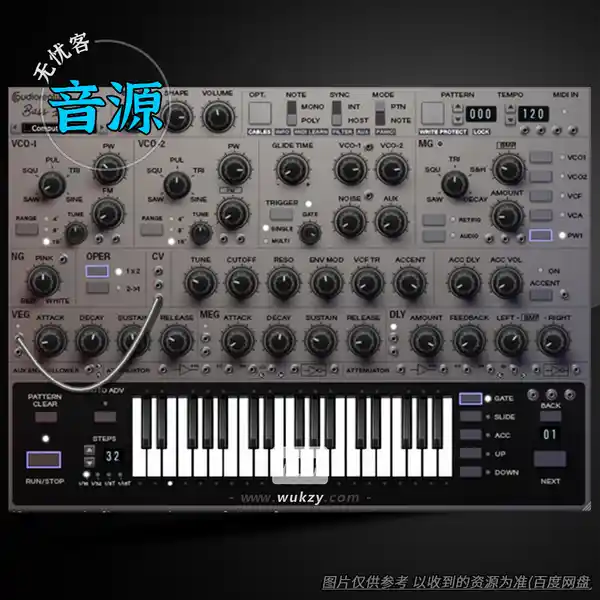 音源	Audiorealism ASM1x（半模块化合成器音源）（W）