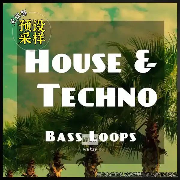 采样	Bill Guern House and Techno Bass Loops（贝斯循环采样）