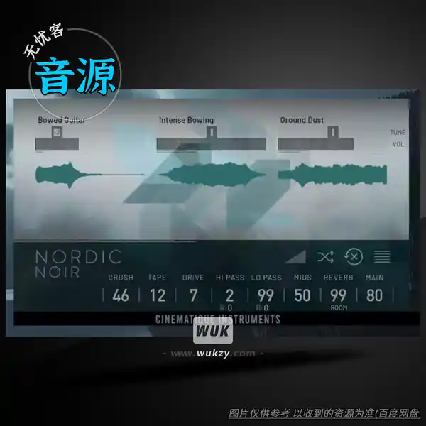 音源	Cinematique Nordic Noir for HALion（影视氛围音源）