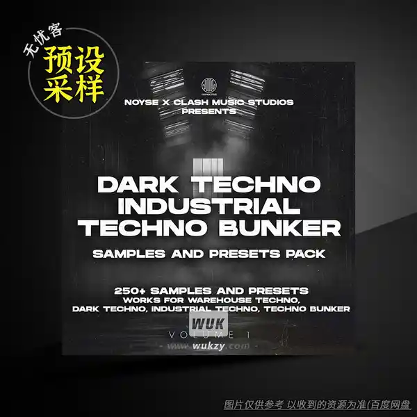 采样	Clash Music Studios Dark Techno Sample Pack WAV XFER RECORDS SERUM（暗黑科技采样）