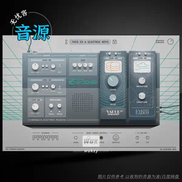 音源	Karanyi Sounds Electric Keys（复古电钢琴）（W+M）