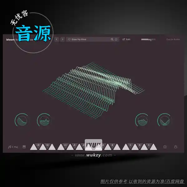 音源	Excite Audio Bloom Bass Impulse（冲击感合成贝斯音源）（W）