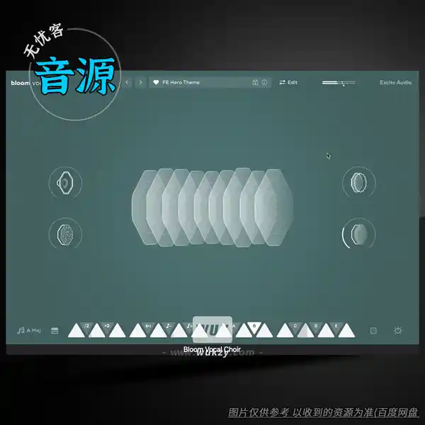 音源	Excite Audio Bloom Vocal Choir（史诗级合唱人声音源）（W+M）