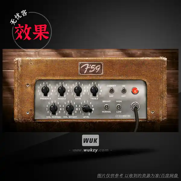效果	Fuse Audio Labs F-59（音频饱和效果器）（W+M）